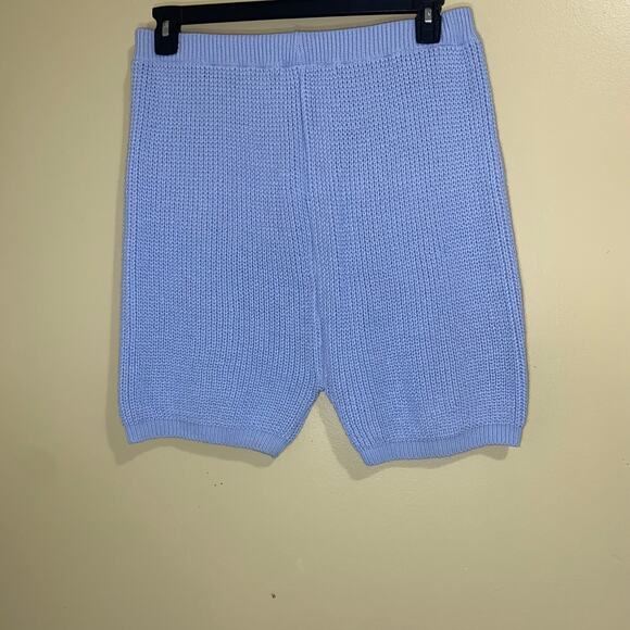 NWT Boohoo Women’s Comfy 2 Piece Set Sweater‎ and Shorts Plus Size 24 Blue - Picture 5 of 6
